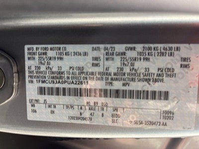 2023 Ford Escape Platinum