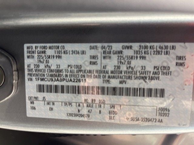 2023 Ford Escape Platinum