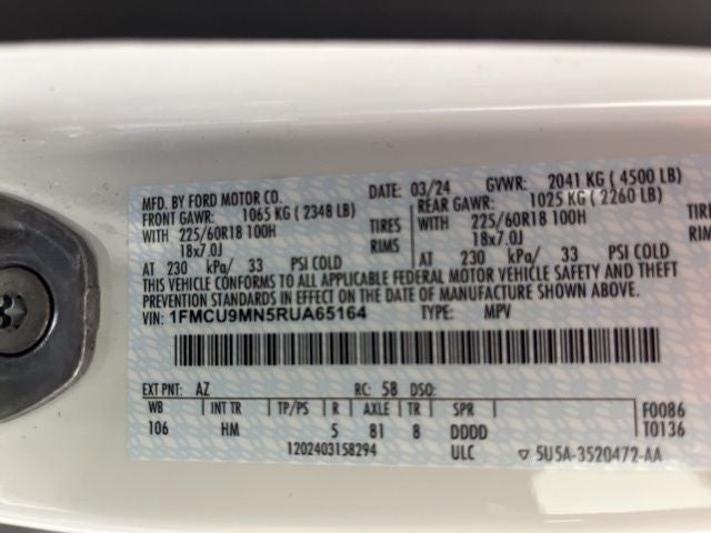 2024 Ford Escape ST-Line