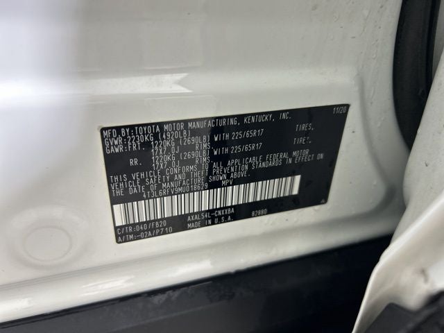 2021 Toyota RAV4 Hybrid LE