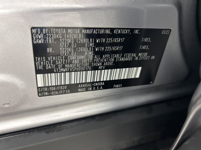 2023 Toyota RAV4 Hybrid LE