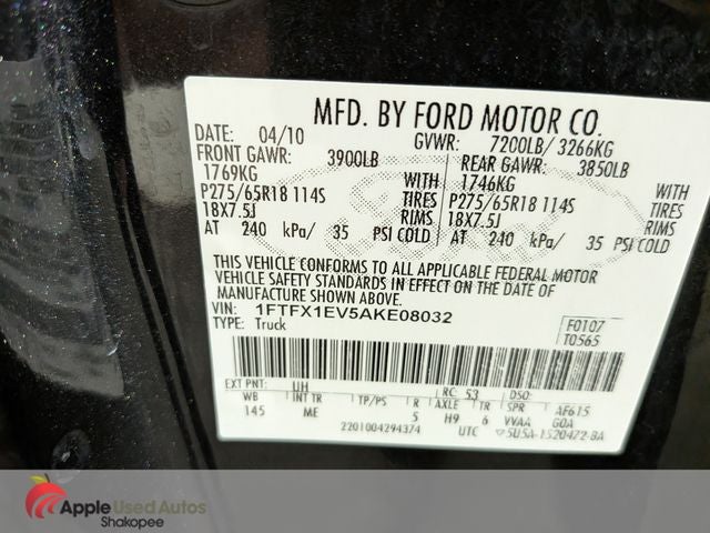 2010 Ford F-150 XLT