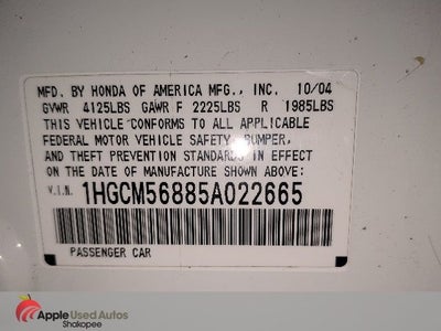 2005 Honda Accord EX-L