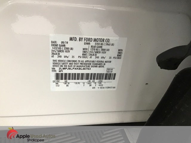 2019 Lincoln Nautilus Reserve