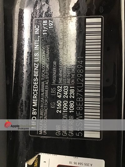 2019 Mercedes-Benz C-Class C 300 4MATIC®